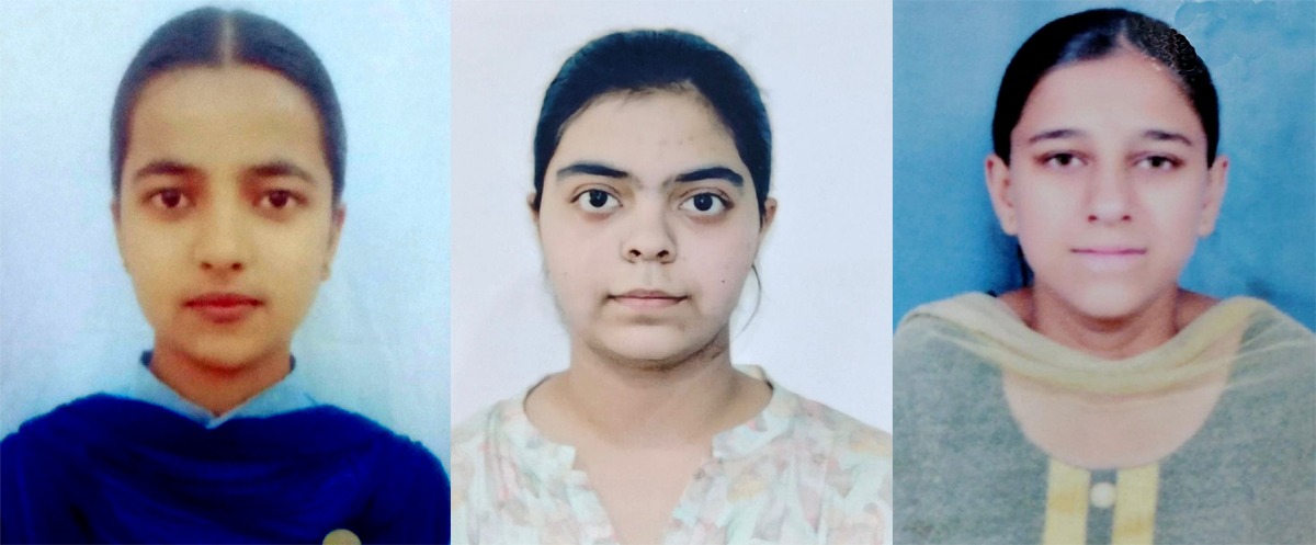 खालसा कॉलेज की बी.एस.सी. बीएड की तीन छात्राओं ने पंजाब विश्वविद्यालय की मेरिट सूची में प्रथम तीन स्थान प्राप्त किए।
